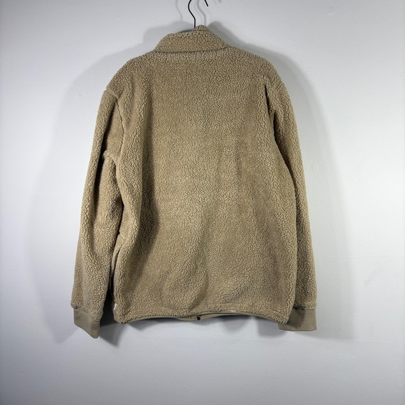 UGG Lucas Sand Sherpa Zip Up Jacket Fleece Men's Size Large - Picture 9 of 10